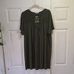 green envelope los angeles dresses Christmas Tree Tulle Dress-Shady Green